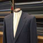 ZEGNA　ネイビースーツの画像
