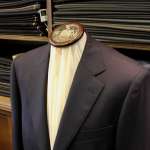 SCABAL ネイビーのオーダースーツの画像