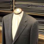 REID&TAYLOR チャコールグレーのオーダースーツの画像