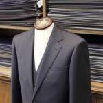 WOODHEAD ネイビースリーピースの画像